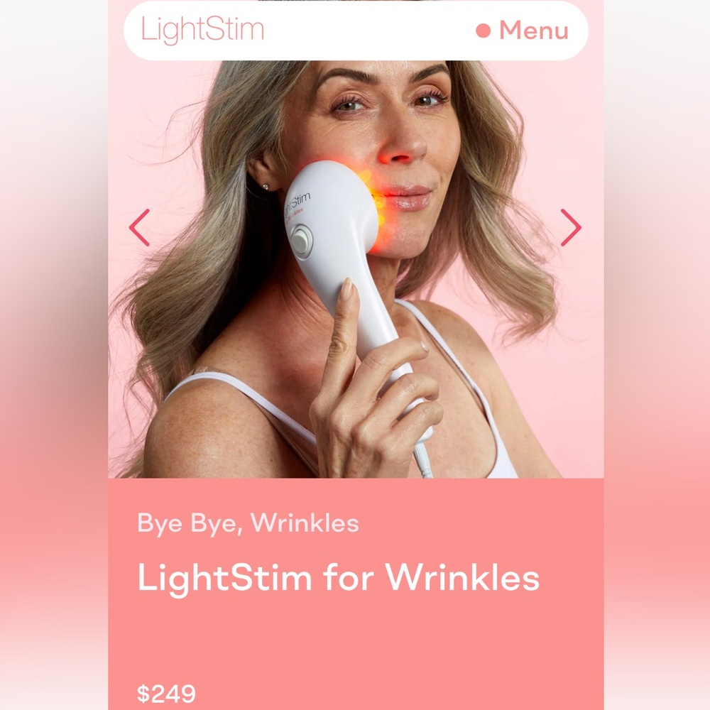 Light Stim for wrinkles